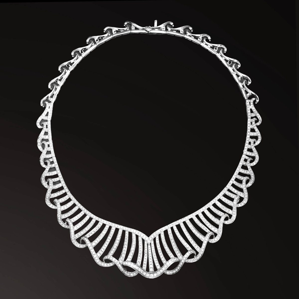 Late 20th Century Diamond necklet Circa 1990s