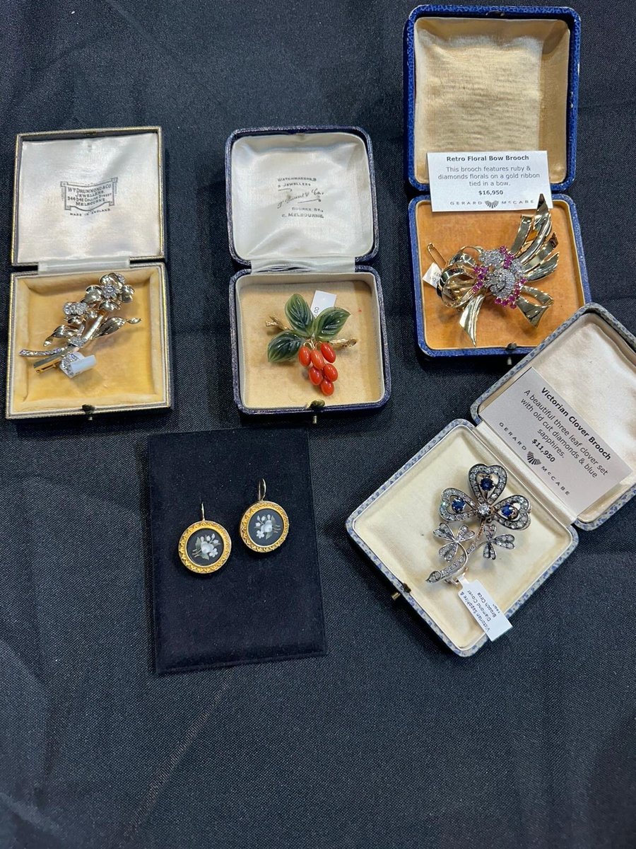 A selection of our antique jewellery collection.